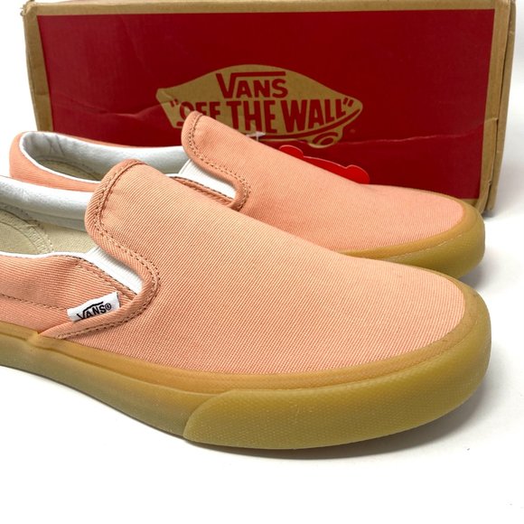 VANS Women's VN0A38F7Q9Z Classic Slip On M Muted Clay Canvas Gum Low Top Sneaker - Picture 2 of 10